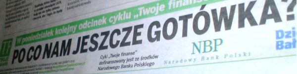 po co nam gotówka